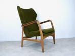 fauteuil Madsen Schubell Bovenkamp nieuw gestoffeerd 60s, Huis en Inrichting, Ophalen, Hout, Vintage, 75 tot 100 cm