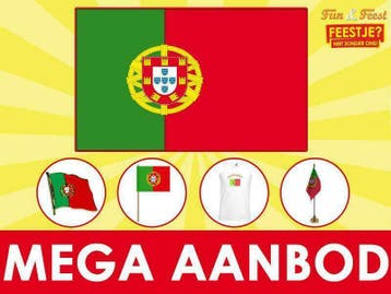 Portugese  vlaggen - vlaggen Portugal binnen 24 uur geleverd, Ophalen of Verzenden, Nieuw