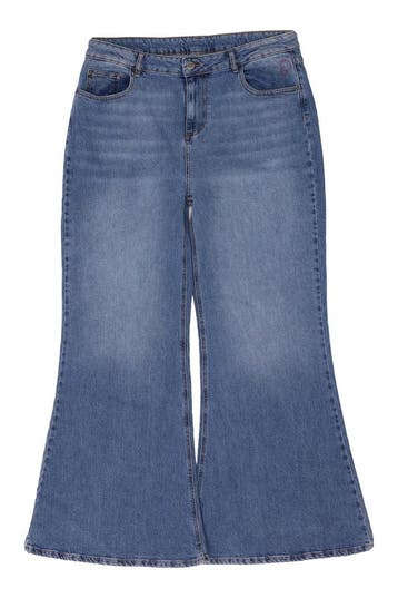 Pom Amsterdam Broek in maat 46 Blauw, Kleding | Dames, Pom Amsterdam, Verzenden, Zo goed als nieuw, Blauw