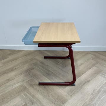 Eromes schooltafel (rode stip) | nieuwblad beuken blad, Ophalen of Verzenden, Gebruikt