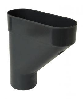 Nicoll PVC-Ti verzamelbak zwart Ø80, Ophalen of Verzenden, Nieuw