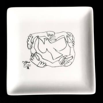 xl art - Asbak - after Pablo Picasso , circa 2006 “The Dove, Antiek en Kunst