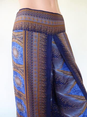 Wikkelbroek M - Sunset - blauw, Nieuw