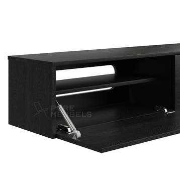 Madera Tv-meubel 150 x 38 x 33 cm - Zwart, Ophalen of Verzenden, Nieuw