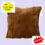 Sierkussen fluweel bruin 45x45cm, Huis en Inrichting, Woonaccessoires | Kussens, Ophalen of Verzenden, Nieuw, Bruin, Rechthoekig