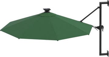 Parasol met muurmontage - wandparasol - groen - 300 cm, Verzenden, Nieuw