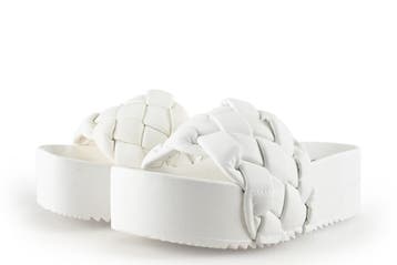 Colors of California Sleehakken in maat 36 Wit, Verzenden, Wit, Zo goed als nieuw, Schoenen met hoge hakken