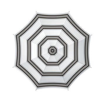 Strandparasol luxury stripes 180 cm, Verzenden, Nieuw