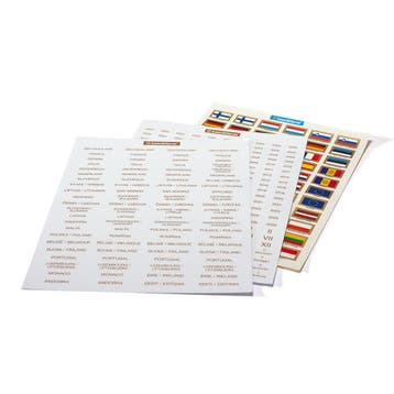 Leuchtturm Vista Stickerset voor Aanvulbladen, Verzenden