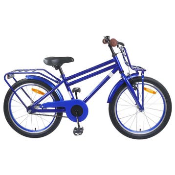 vidaXL Kinderfiets 18 Inch voor 5-7 jaar Donkerblauw, Fietsen en Brommers, Verzenden, Nieuw