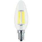 Voordeelpak 10x LED Lamp E14 Kaars Filament - Brinton -, Led-lamp, Soft of Flame, E14 (klein), Nieuw