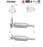 Roetfilter Volvo S60, S80, V60, V70, XC60, XC70, Auto-onderdelen, Uitlaatsystemen, Verzenden, Nieuw