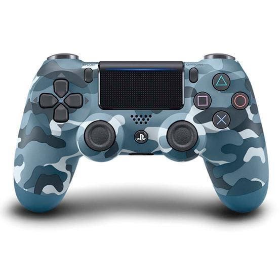 Playstation 4 / PS4 Controller DualShock 4 Blue Camouflag..., Spelcomputers en Games, Spelcomputers | Sony PlayStation 4, Zo goed als nieuw