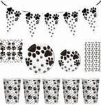 Black and White Dogs party set XL 86 delig, Dieren en Toebehoren, Verzenden, Nieuw