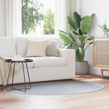 vidaXL Tapijt HUARTE Grijs 120 x 170 cm Polyester, Verzenden, Nieuw, Grijs
