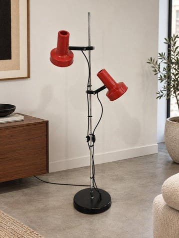 Staande lamp - Metaal - Vintage vloerlamp uit de jaren 1960
