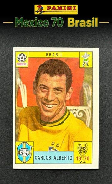 Panini - FIFA World Cup Mexico 70 - Brasil - Carlos Alberto, Nieuw