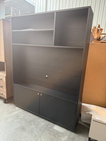 Blackburn tv meubel, kleur noir, Nieuw, Overige materialen