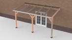 Douglas Terrasoverkapping Polycarbonaat Helder Geschaafd 500, Nieuw