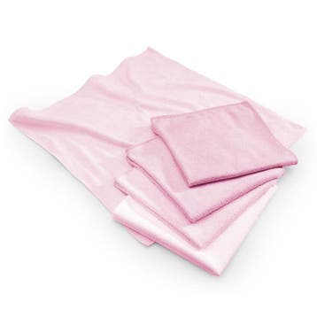 GGM Gastro | (10 stuks) Microvezeldoek - 400x400mm - roze |, Verzenden, Nieuw, Roze