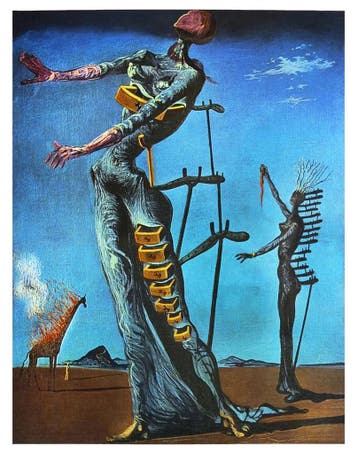 Kunstdruk Salvador Dali - La girafe en feu 60x80cm, Verzenden, Nieuw