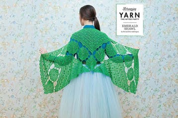 Haakpatroon Emerald Omslagdoek met spiraalcirkels van Sche, Ophalen of Verzenden, Nieuw
