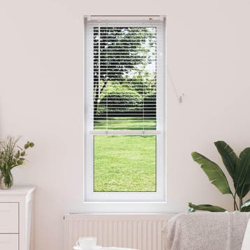 vidaXL Venetiaanse jaloezie Wit 150 x 40 cm 25 mm PVC, Verzenden, Nieuw, Wit