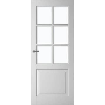 Weekamp binnendeur WK6522-B2 93x231,5 (Wit, Stomp), 80 tot 100 cm, 215 cm of meer, Binnendeur, Nieuw
