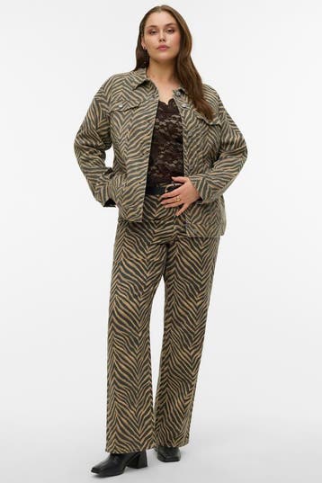 VERO MODA curve jeans zebraprint Maat:, Verzenden, Nieuw, Overige kleuren