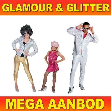 Glamour & Glitter - Glitter kleding & accessoires, Ophalen of Verzenden, Nieuw, Kleding