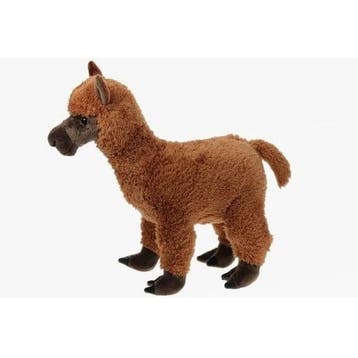 Grote bruine alpaca knuffel - pluche - 40 cm - lama, Kinderen en Baby's, Verzenden, Nieuw