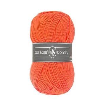 Durable Comfy 2194 Orange - Haakgaren / Breigaren, Ophalen of Verzenden, Nieuw, Breien of Haken, Wol of Garen