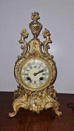 Pendule - Antiek Brons - 1850-1900, Antiek en Kunst, Antiek | Klokken
