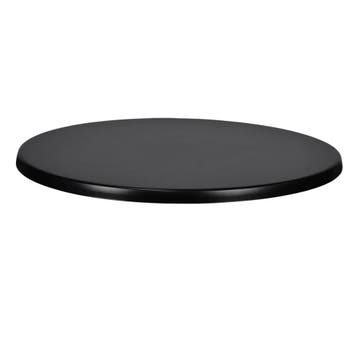 Tafelblad | Zwart | In-/Outdoor | Ø700x30(h)mm Werzalit, Verzenden, Nieuw in verpakking