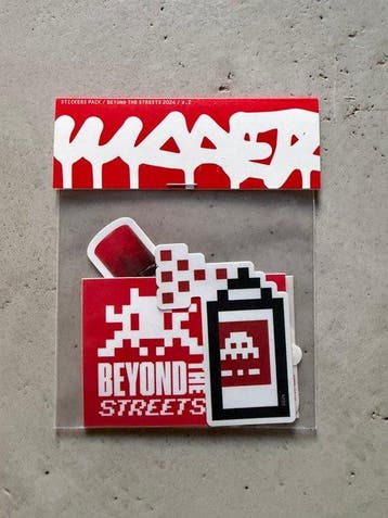 Invader (1969) - Beyond the Streets Paris - Stickerpack 2