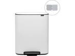 Brabantia Bo Prullenbak - 2 x 30 liter - Afvalscheiding -, Huis en Inrichting, Woonaccessoires | Prullenbakken, Verzenden, Zo goed als nieuw