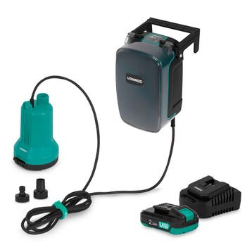 Accu Dompelpomp 20V - 90W – 4.500 l/h, 0,8 bar – vlakzuigend, Verzenden, Nieuw