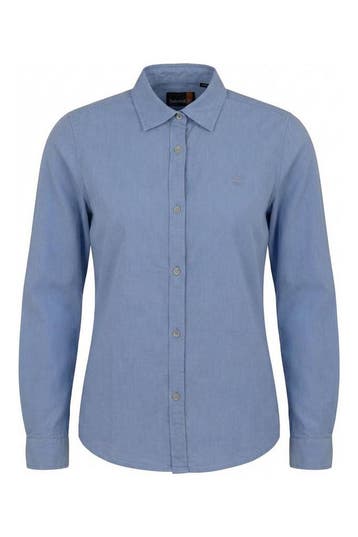 Timberland Blouse in maat XS Blauw, Timberland, Verzenden, Zo goed als nieuw, Blauw
