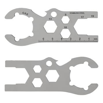 ProPlus Gasflessleutel multitool van RVS voor gasflessen,..., Ophalen of Verzenden, Nieuw