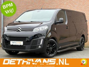 Peugeot Expert 2.0BlueHDI 180PK XL Carplay / Camera / Euro6, Automaat, Gebruikt, Leder en Stof, Zwart