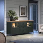 Schagen Dressoir Groot - MAGAZIJN OPRUIMING - Donker groe..., Nieuw