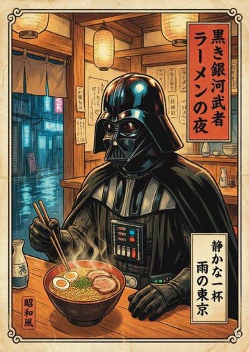 ANDSAL - Darth Vader Ramen - Ukiyo-e Special Limited Edition, Cd's en Dvd's, Nieuw in verpakking