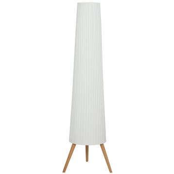 TRUUSK Dimbare LED Staande Lamp - Houten Driepoot - Voetscha, Verzenden, Nieuw
