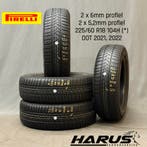 225/60/18 104H Pirelli winterbanden 6/5,2mm profiel 4 stuks, 18 inch, Gebruikt, Band(en), Personenwagen