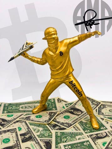 AMA • Pope (1985) - Inflationproof BITCOIN - BANKSY &
