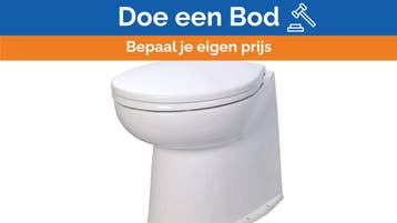 Bieden: Jabsco Deluxe Flush 14 Inch Electric Toilet - Fresh, Ophalen of Verzenden, Nieuw, Kombuis en Sanitair, Zeilboot of Motorboot