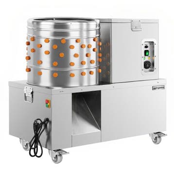 GGM Gastro | 2-in-1 plukmachine voor gevogelte met | GRMWX60, Verzenden, Nieuw in verpakking