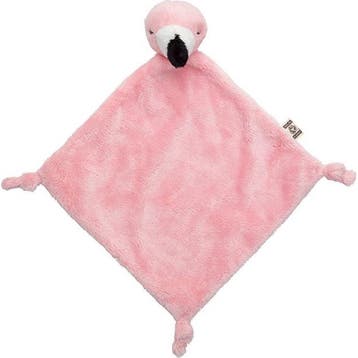 Nature Planet knuffeldoekje flamingo - pluche - 40 cm, Verzenden, Nieuw