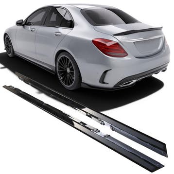 Sideskirts geschikt voor Mercedes W205 & S205 C-Klasse |