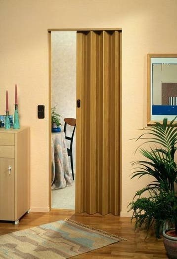Vouwwand Vouwdeur Harmonicadeur Schuifdeur deur, Kunststof, Schuifdeur, 80 tot 100 cm, Binnendeur